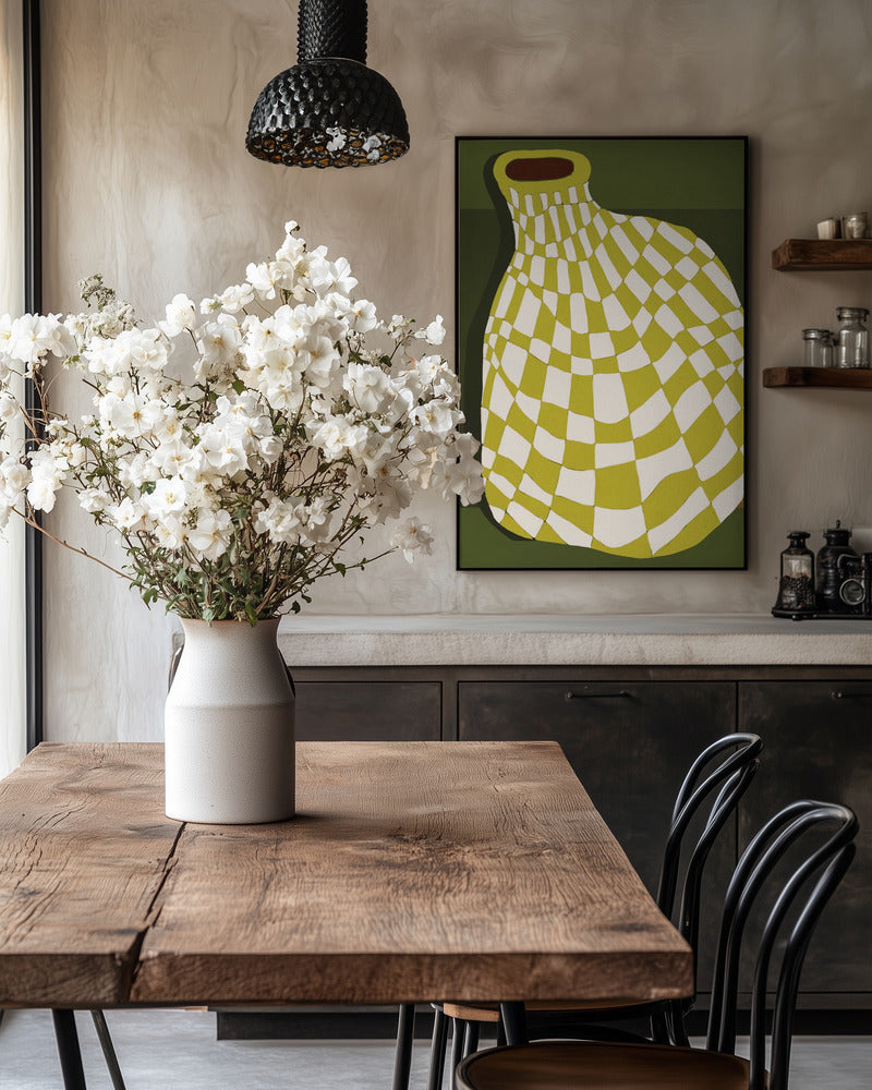 Abstrakt ternet krukke