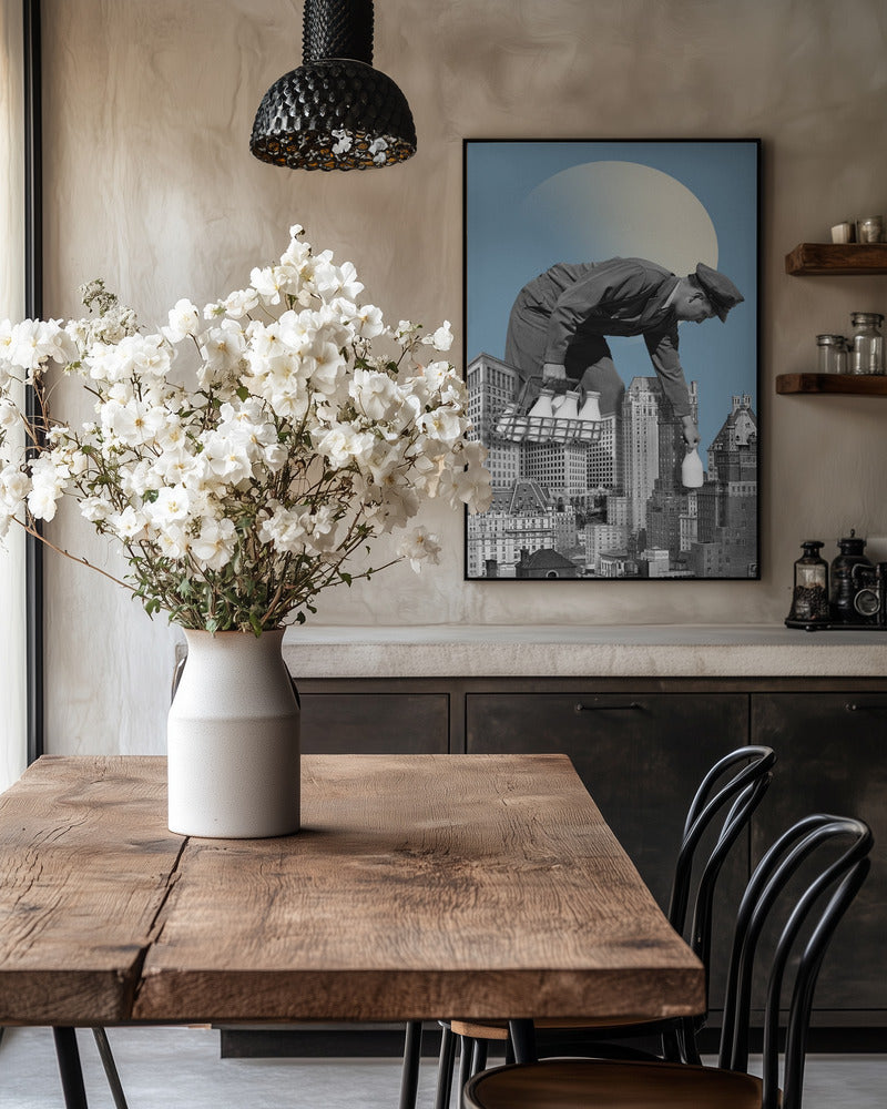 Mælkeudbringning i byen