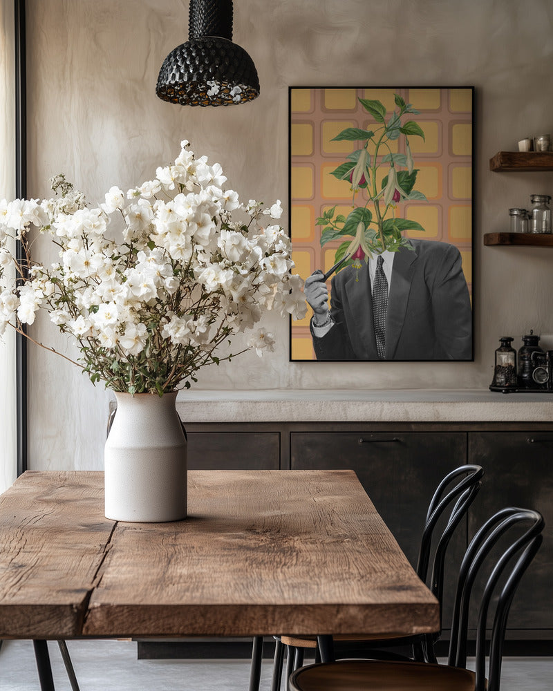 Fuchsia i frakkemotiv