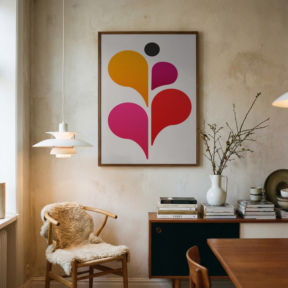 Farvestrålende dråber