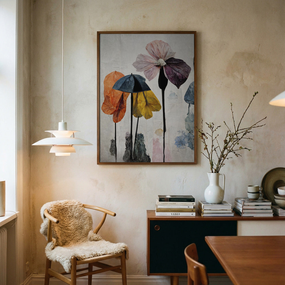 Blomster og Paraplyer