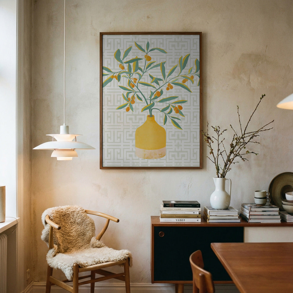 Bladmotiv plakat