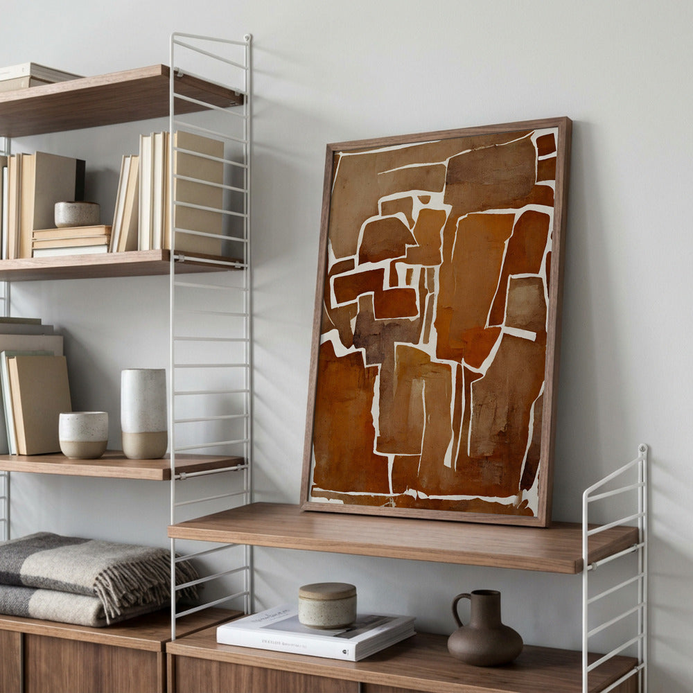 Abstrakt i brune nuancer