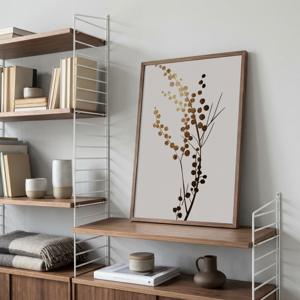 Guldgrene med kugler