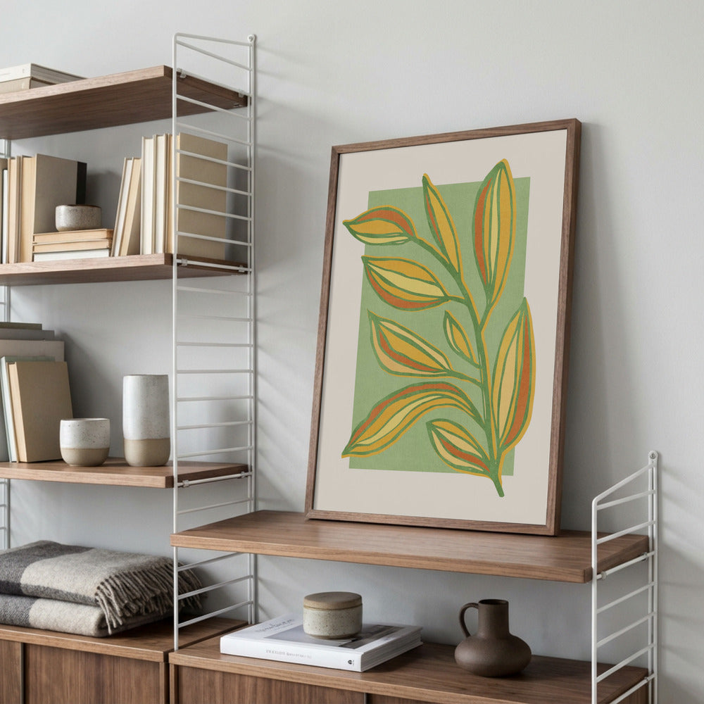 Bladmotiv plakat