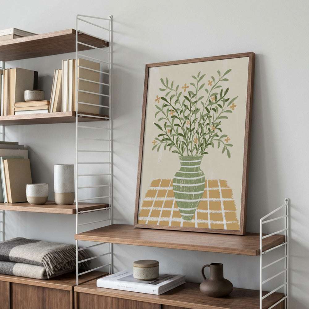 Grønne planter i vase