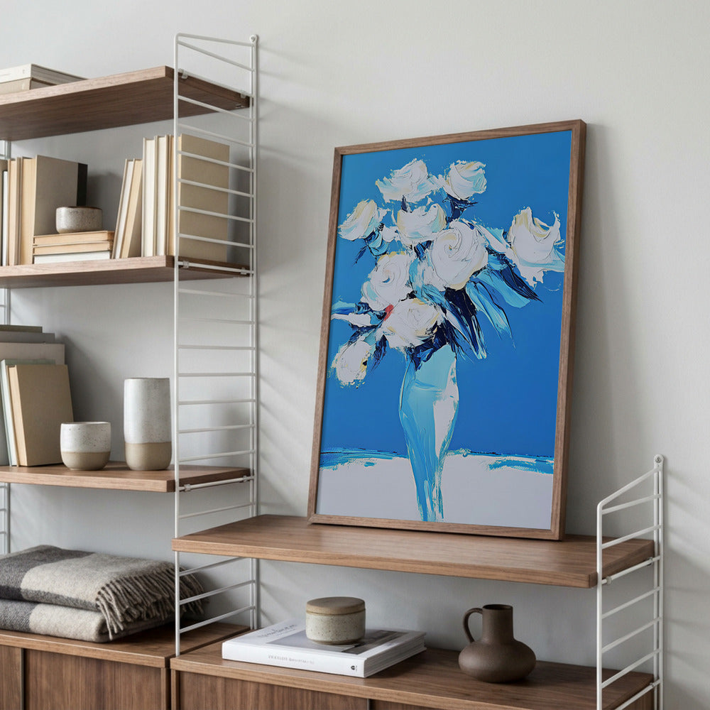Blomster i blå