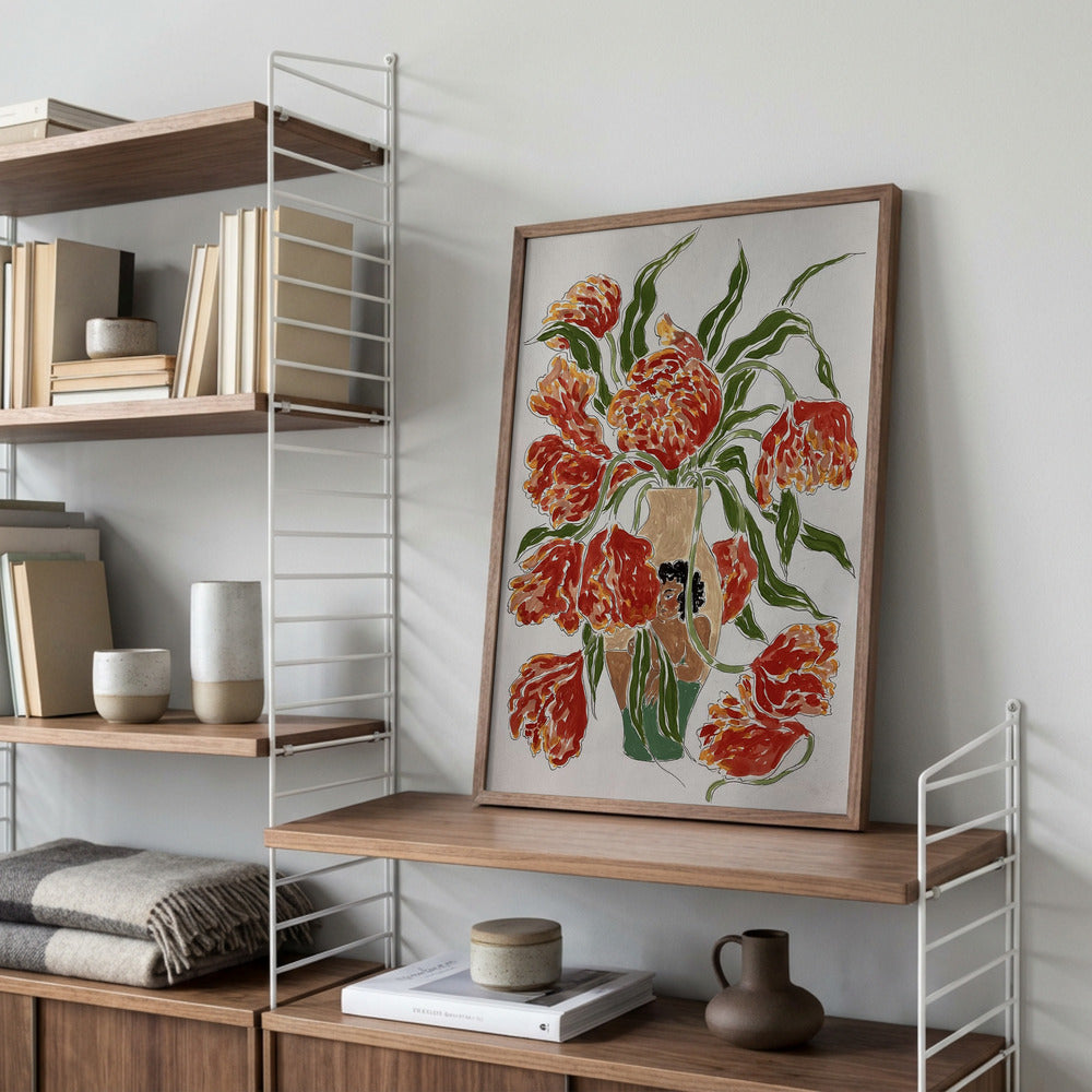 Blomster i vase