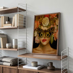 Akvarel med sommerfugl