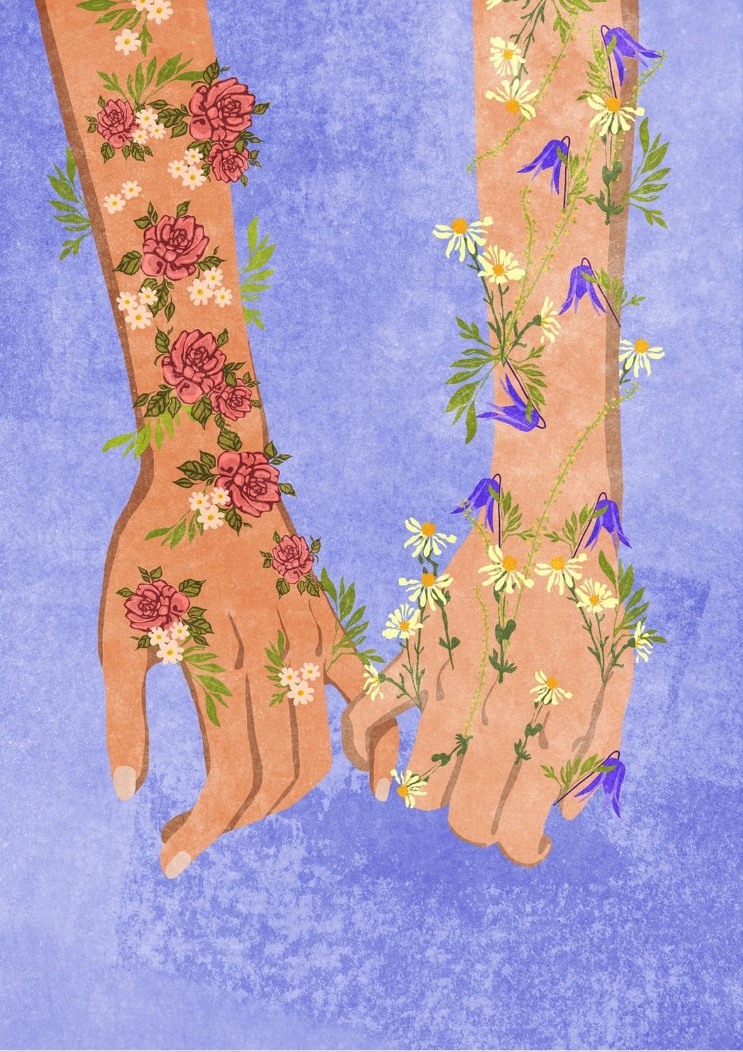 Forenet i blomster