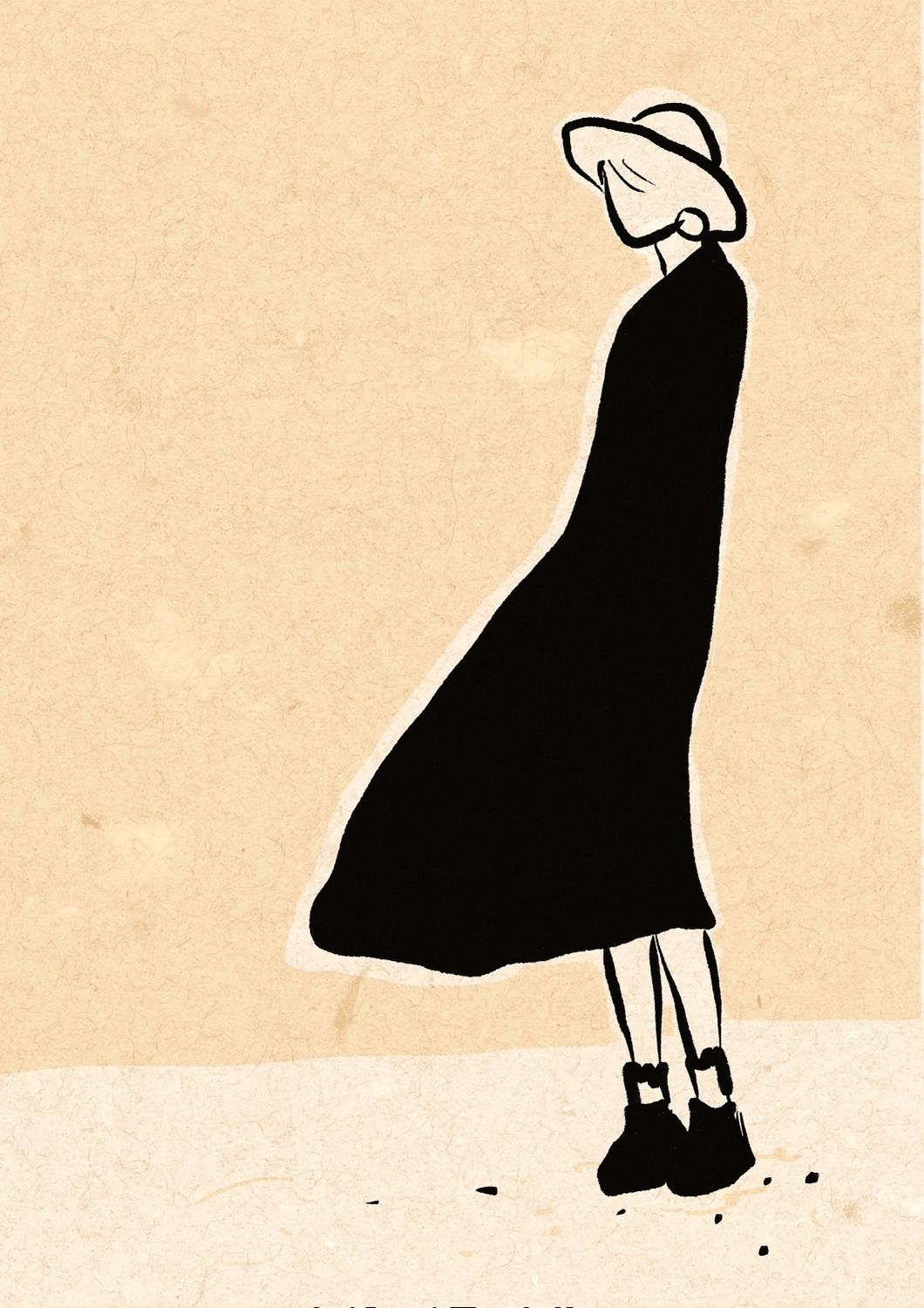 Elegant silhuet